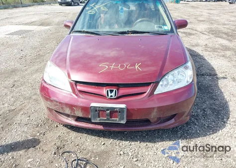 2004 Honda Civic Ex from USA, damaged, VIN 2HGES26744H508541